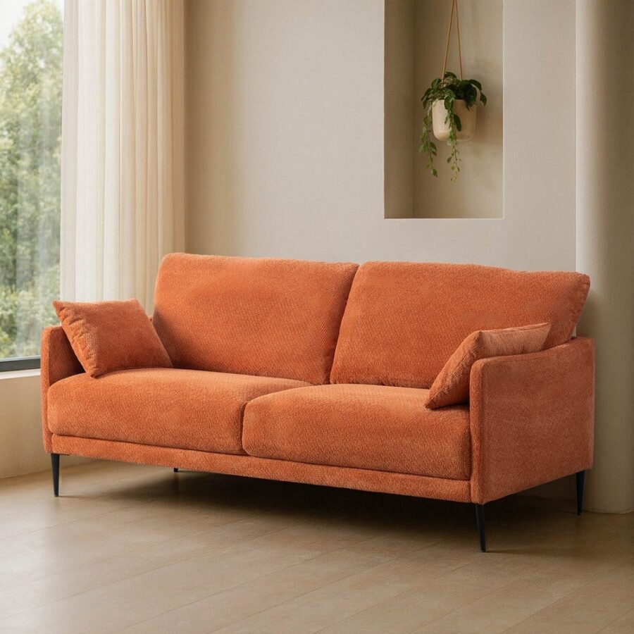 Canapé Terracotta Étoffe Ixia 191 cm