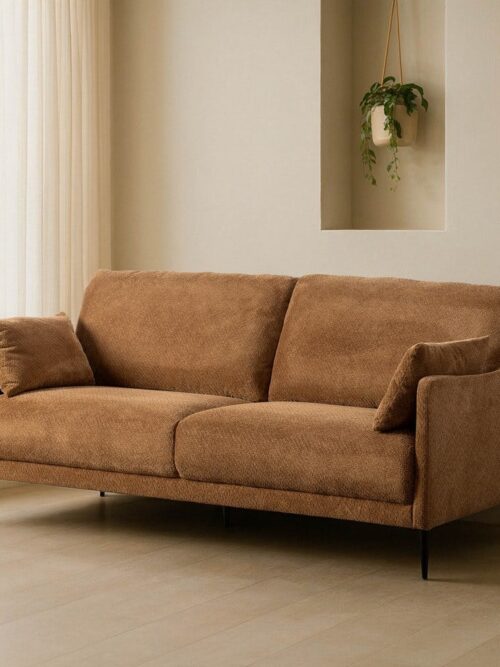 Canapé Marron Étoffe Ixia 191 cm