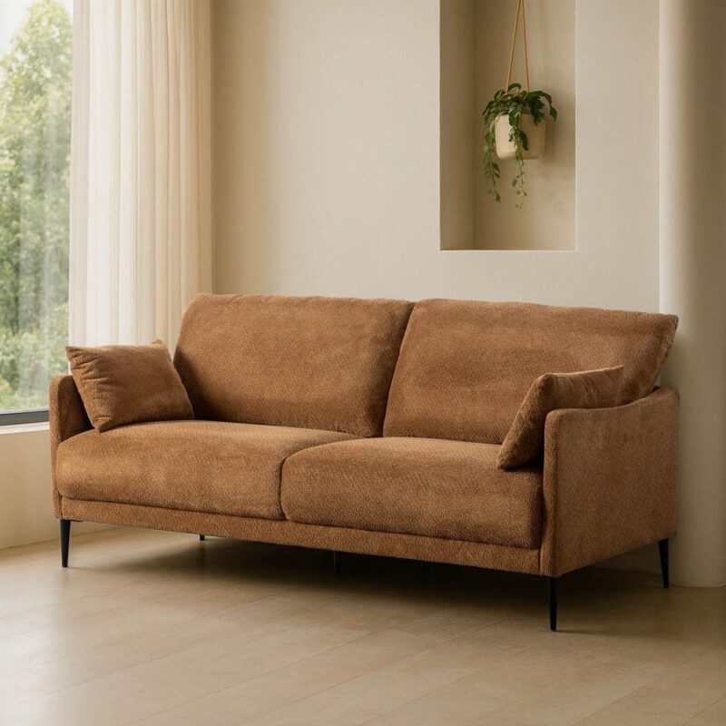 Canapé Marron Étoffe Ixia 191 cm