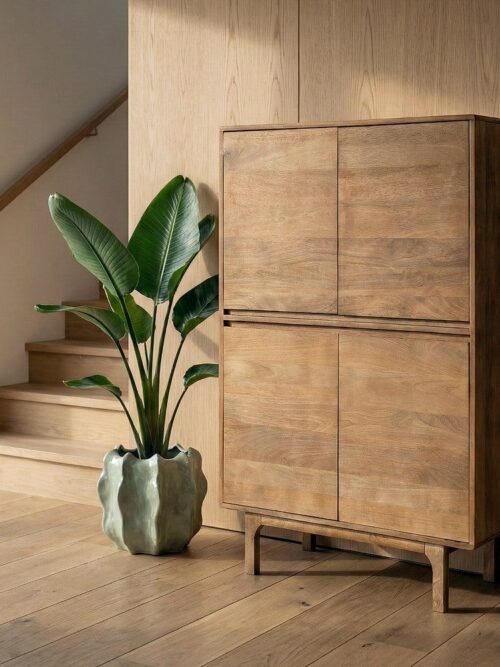 Buffet Haut Massif De Manguier Asana Ixia 145cm