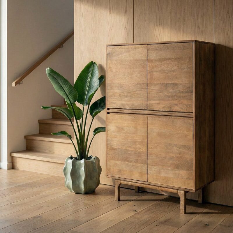 Buffet Haut Massif De Manguier Asana Ixia 145cm