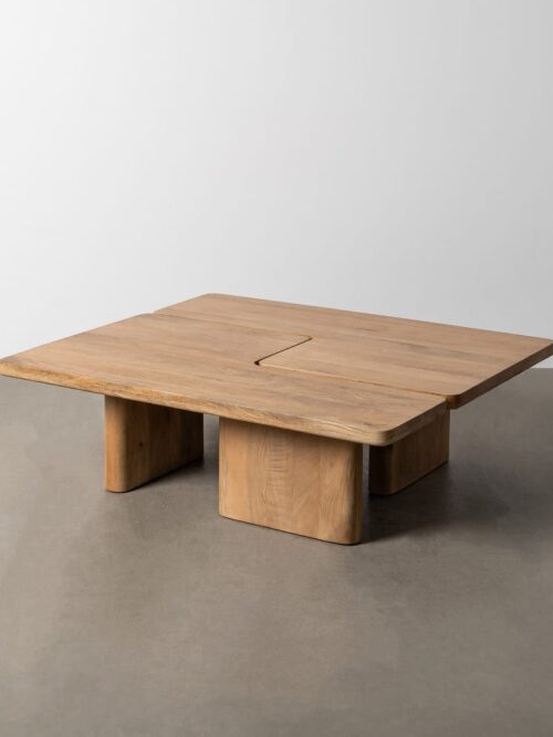 Table Basse Gigogne Manguier Brun Miel Asana Ixia 120cm