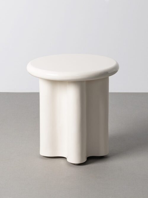 Table d'Appoint Crème Ixia 50cm