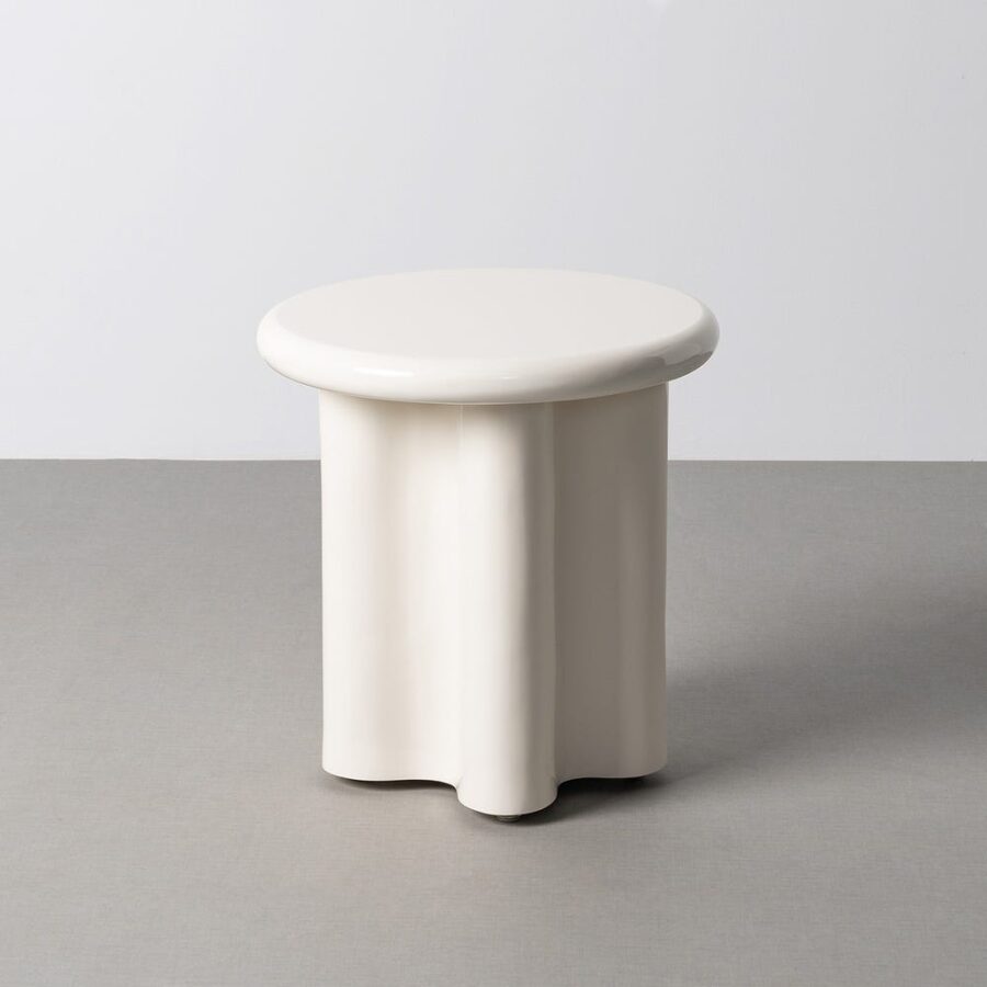 Table d'Appoint Crème Ixia 50cm