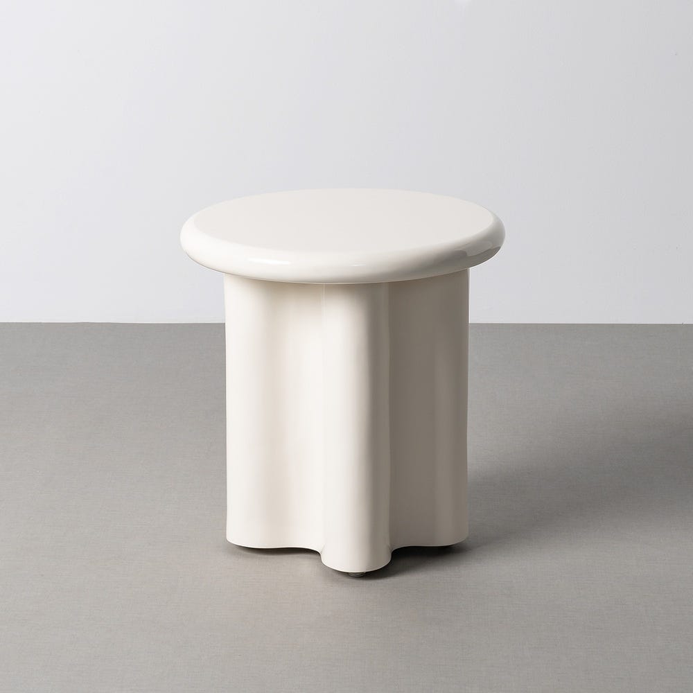 Table d'Appoint Crème Ixia 50cm