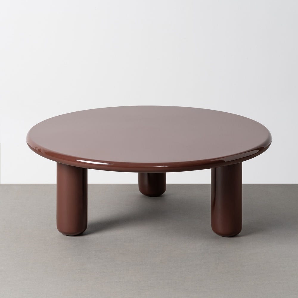 Table Basse Laqué Grenat Ixia