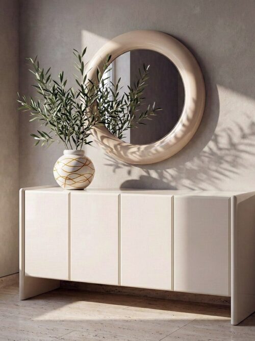 Buffet Marbre Crème Push-Pull Ixia 163cm