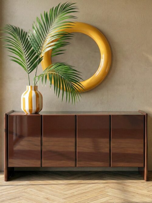 Buffet Marbre Grenat Push-Pull Ixia 163cm