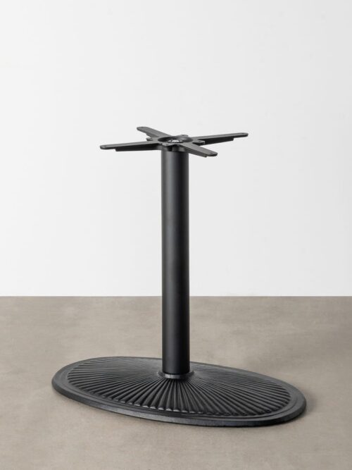 Pieds De Table Noir Métal Ixia 46 cm