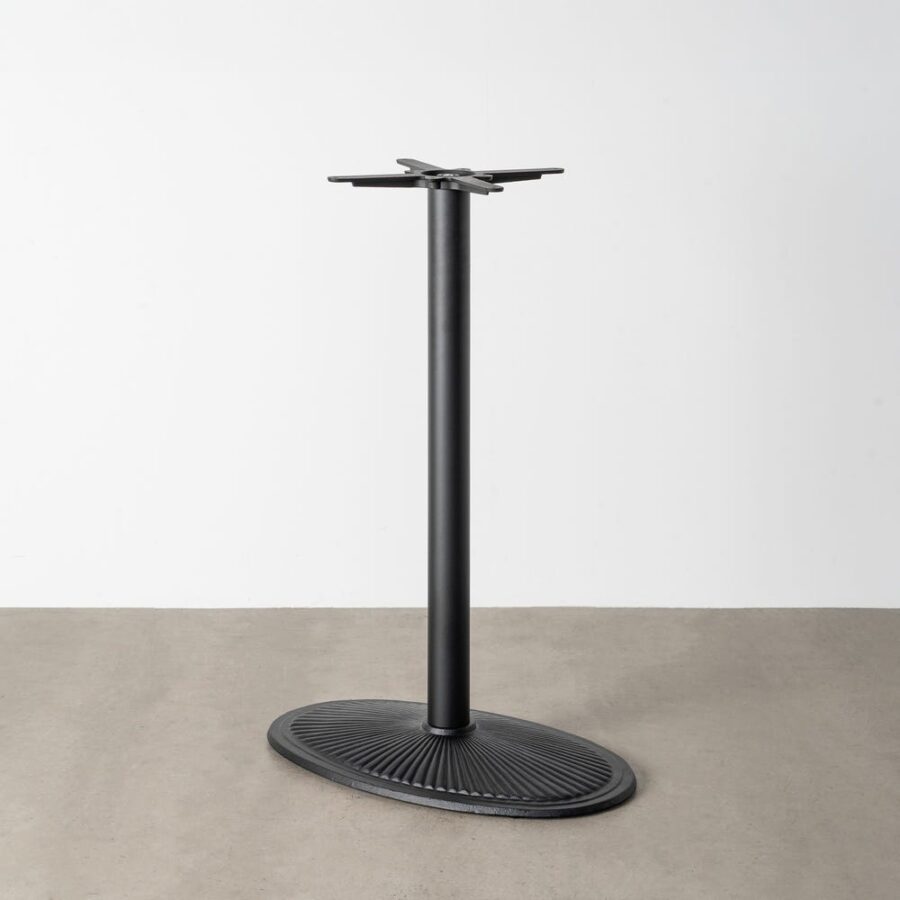 Pieds De Table Noir Métal Ixia 46 cm