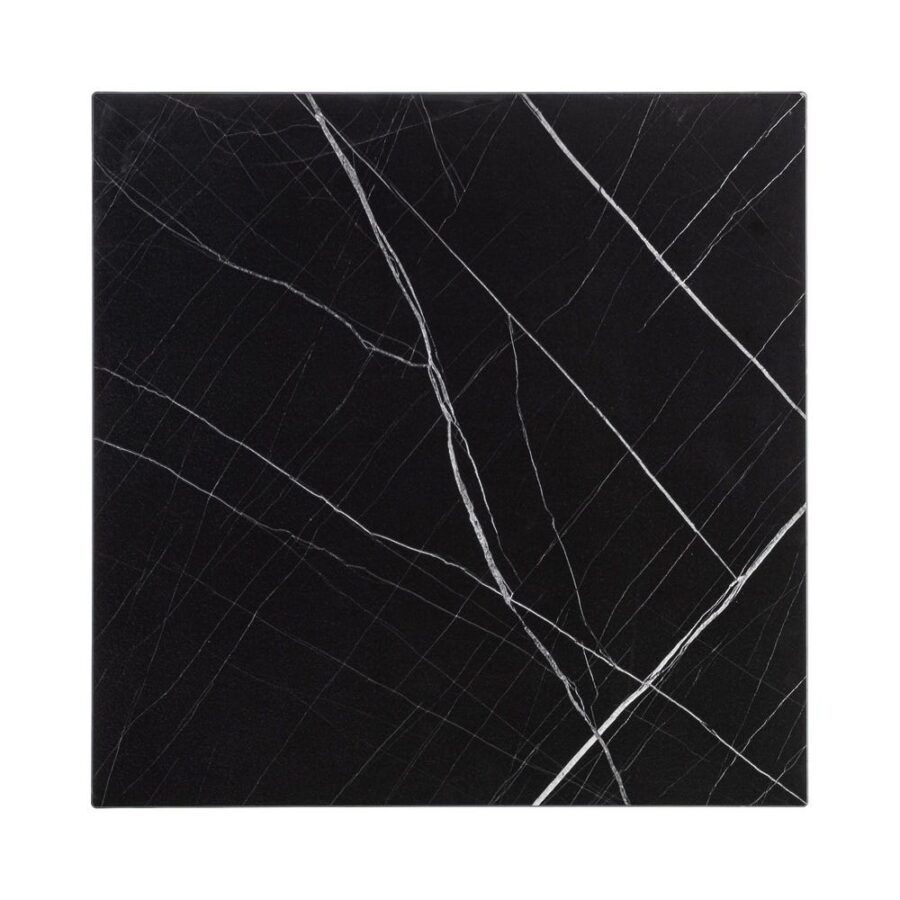 Table Basse Marbre Noir Mat Ixia 60cm