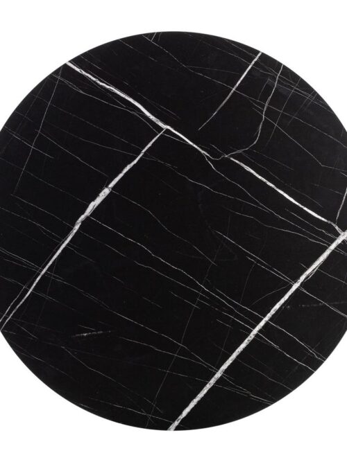 Table Basse Marbre Noir Mat Ixia 70cm
