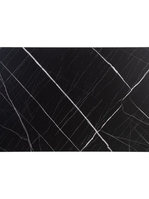 Table à Manger Noir Mat Ixia 120cm