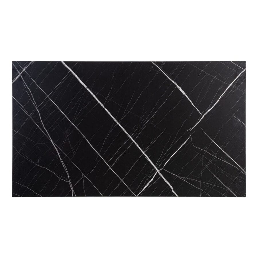 Table à Manger Noir Mat Ixia 120cm