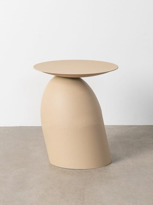 Table d'Appoint Beige Ixia 46cm
