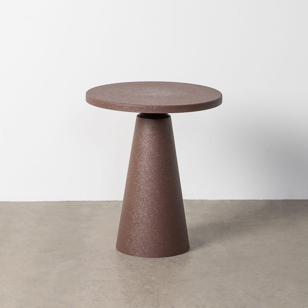 Petit Table Marron Acier Ixia 50 cm
