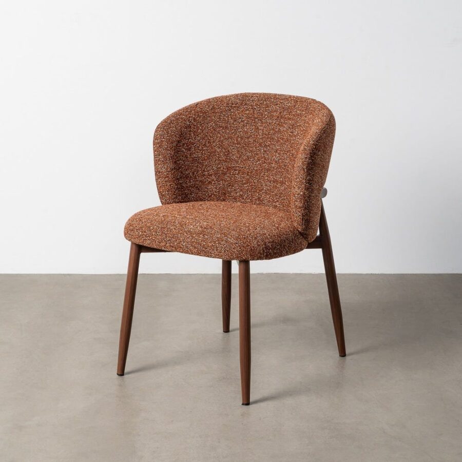 Chaise Marbré Tuile Tissu-Métal Ixia