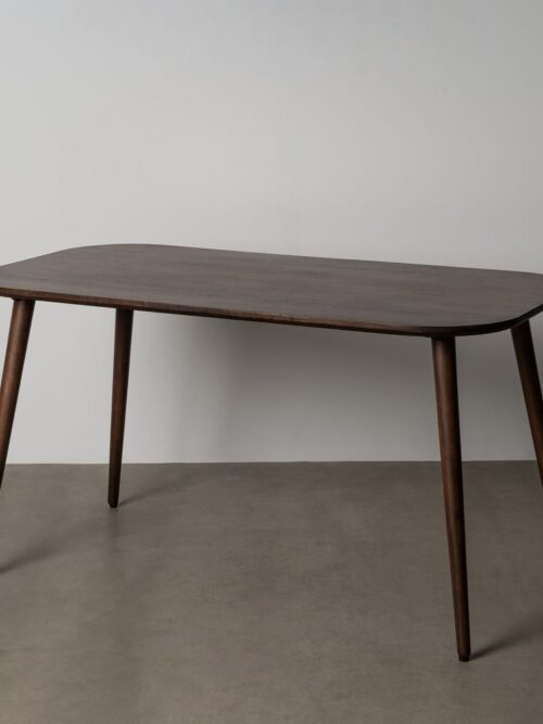 Table à Manger Manguier Foncé Ixia 145cm