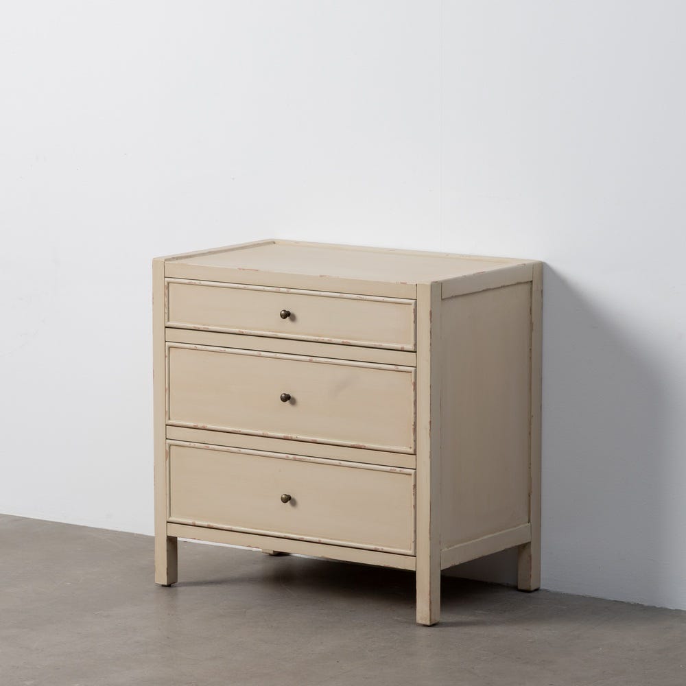 Petit Table Blanc Bois Ixia