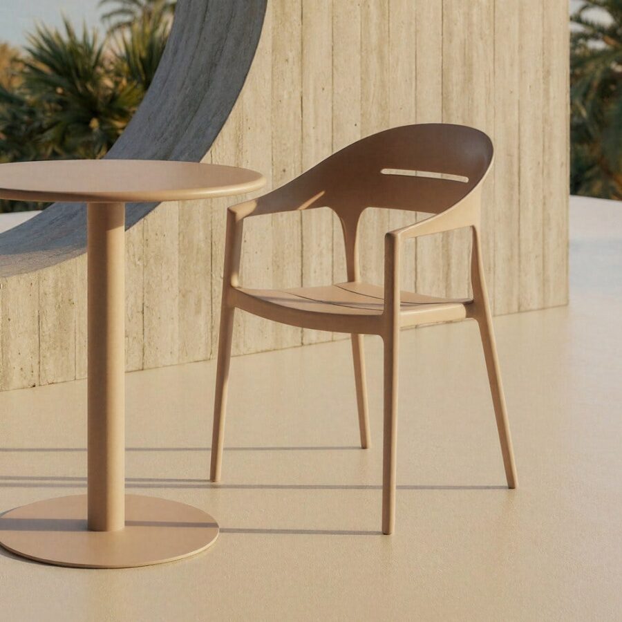 Chaise Empilable Polypropylène 56,50 X 54 X 83,50 C Ixia