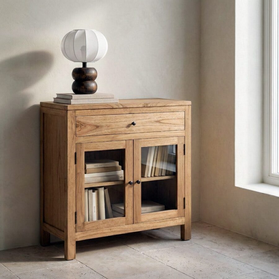 Meuble Hall Mindi Vitré Ixia 80cm