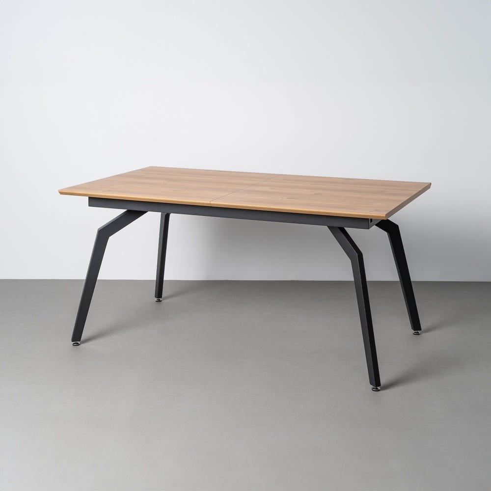 Table à Manger Naturel Extensible Ixia 160cm