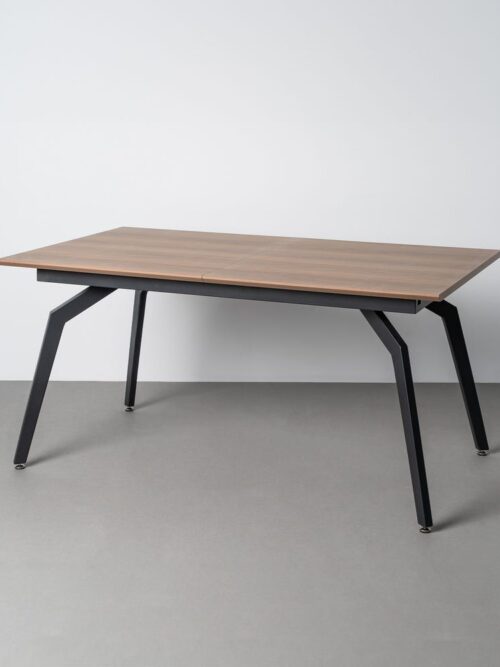Table à Manger Marron Extensible Ixia 160cm