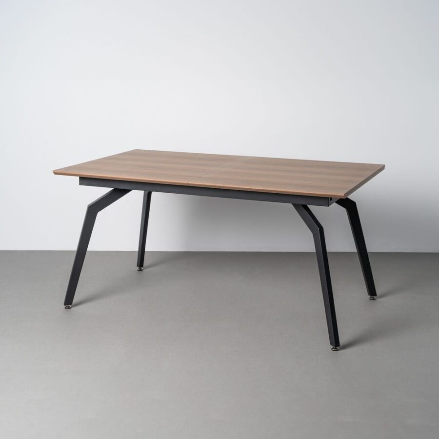 Table à Manger Marron Extensible Ixia 160cm