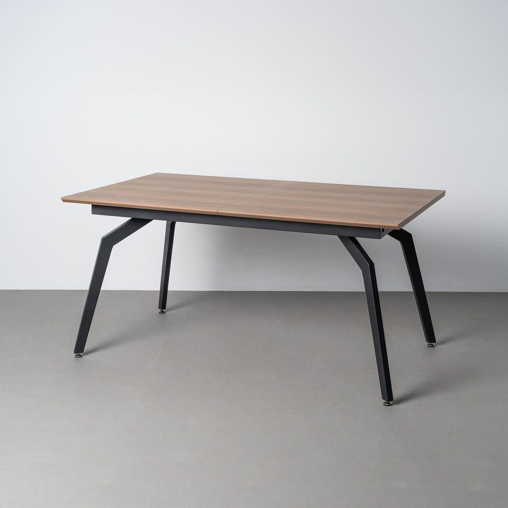 Table à Manger Marron Extensible Ixia 160cm