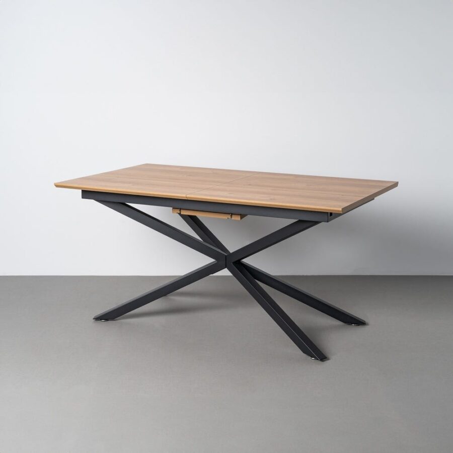 Table à Manger Naturel Extensible Ixia 160cm