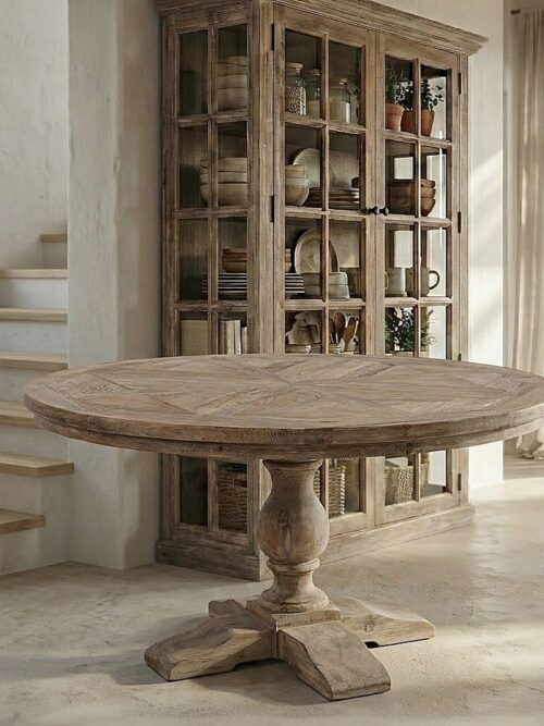 Table à Manger Pin Ixia 140cm