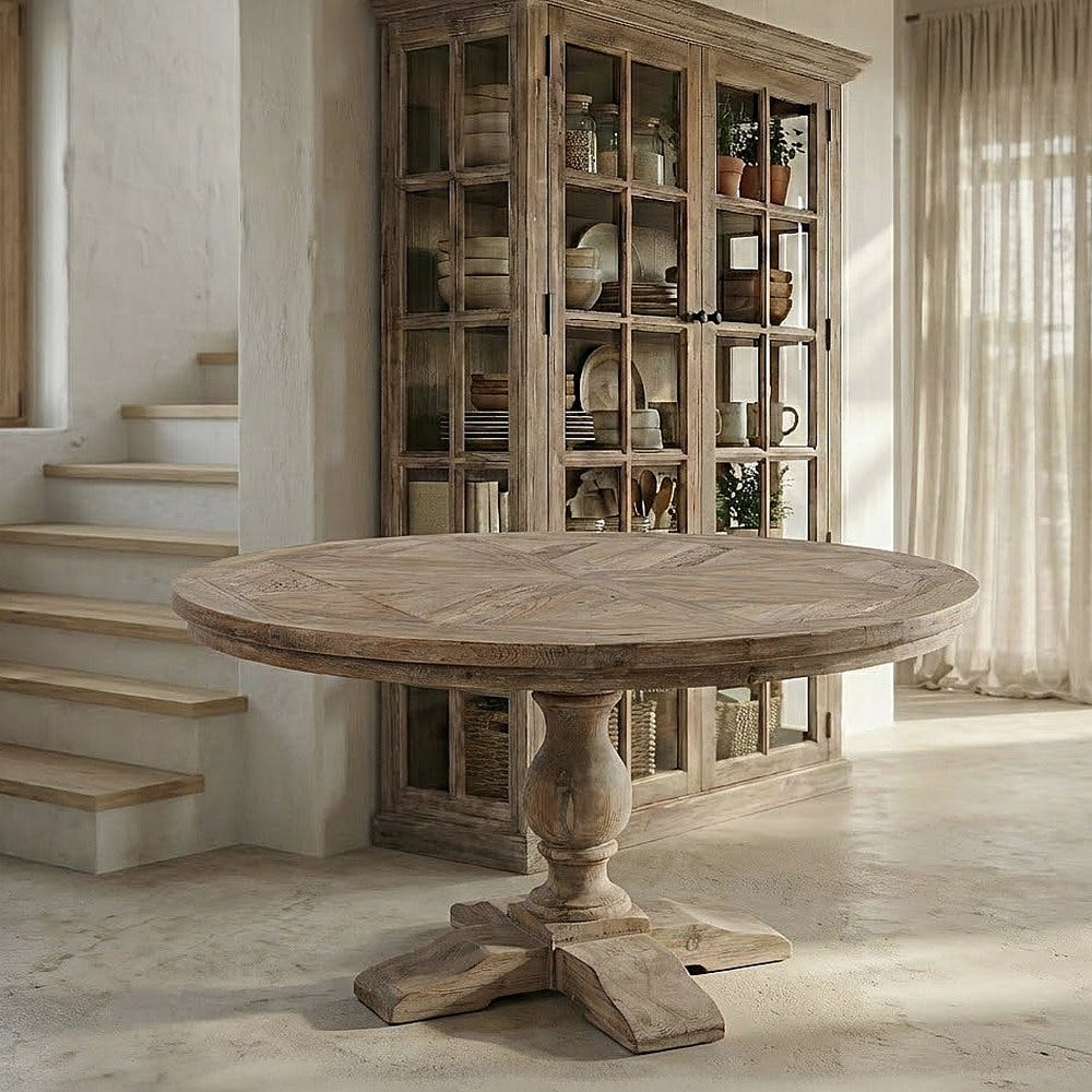 Table à Manger Pin Ixia 140cm