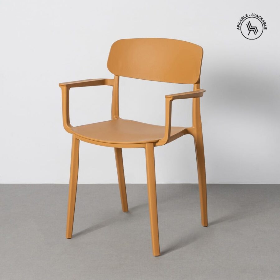 Chaise Extérieur Ocre Polypropylène Ixia 51 cm
