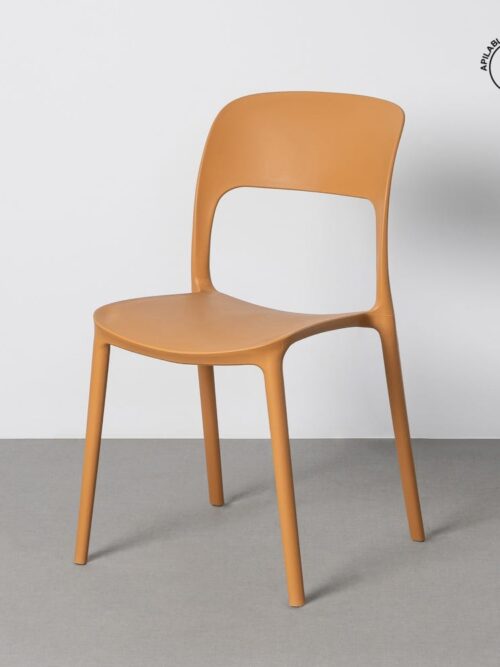 Chaise Extérieur Ocre Polypropylène Ixia 58 cm