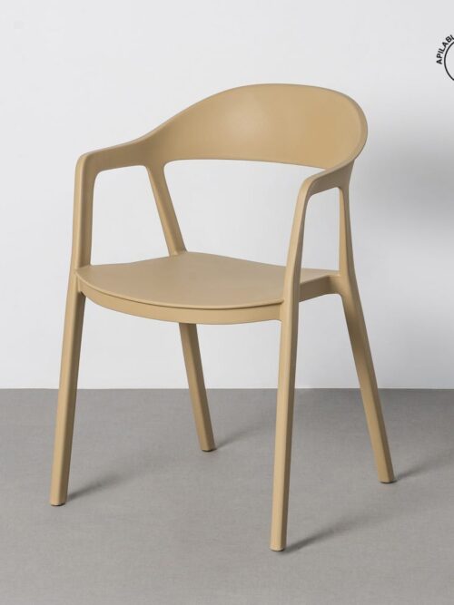 Chaise Extérieur Kaki Polypropylène Ixia 52 cm