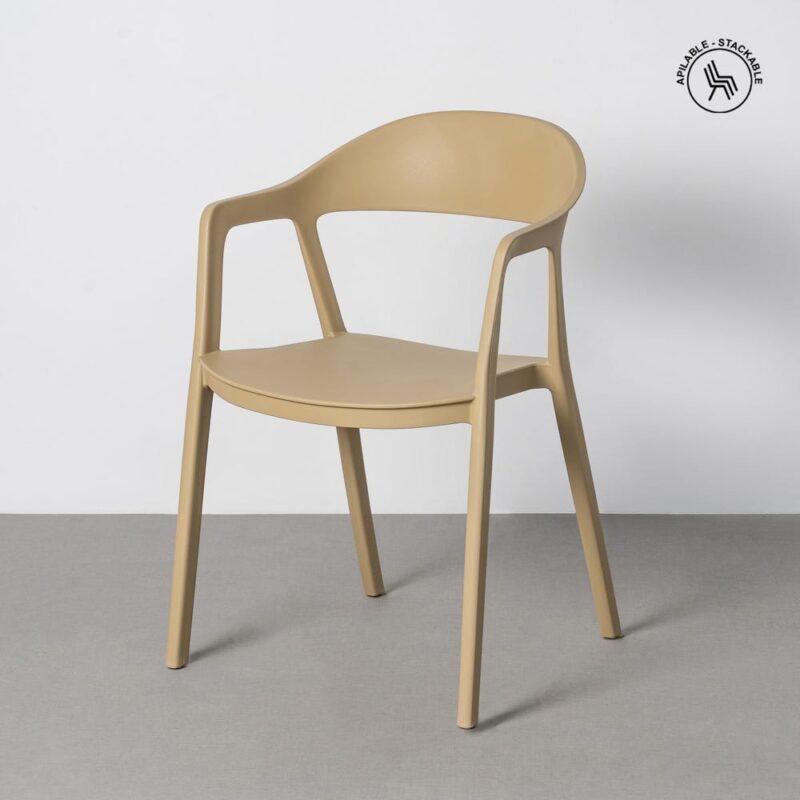 Chaise Extérieur Kaki Polypropylène Ixia 52 cm
