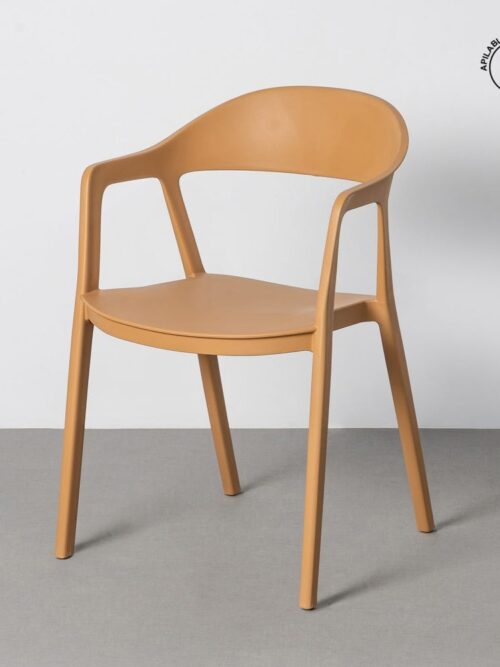 Chaise Extérieur Ocre Polypropylène Ixia 52 cm