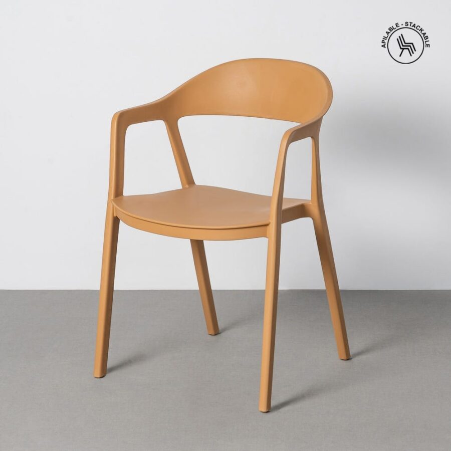 Chaise Extérieur Ocre Polypropylène Ixia 52 cm