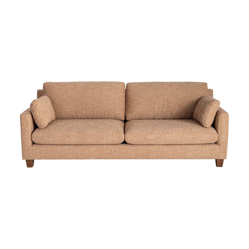 Canapé 3 Places Ocre Tissu-Bois Ixia 221 cm – Image 3