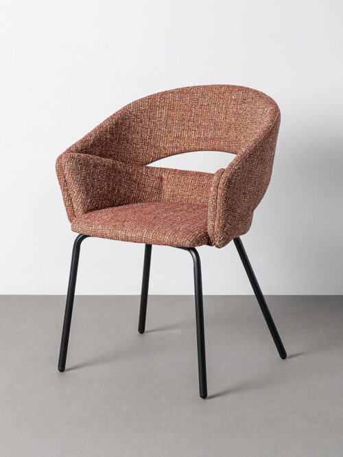 Fauteuil Tuile Tissu-Métal Ixia