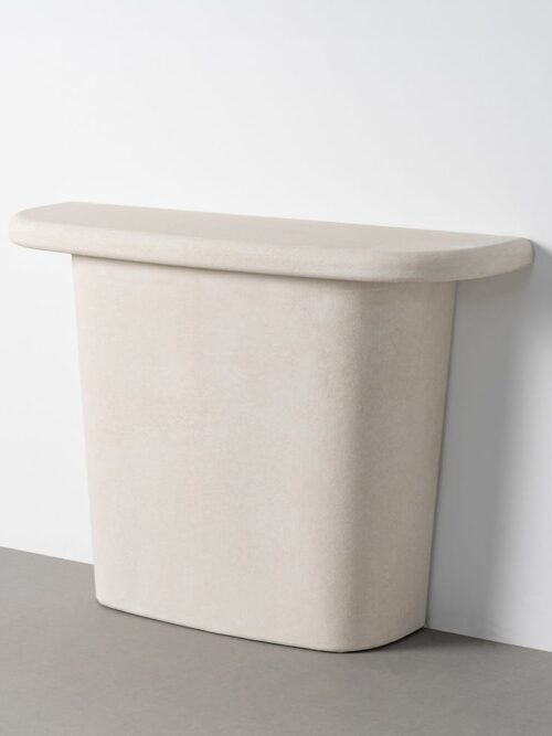 Console Blanc Minéral Wilma Ixia 119cm
