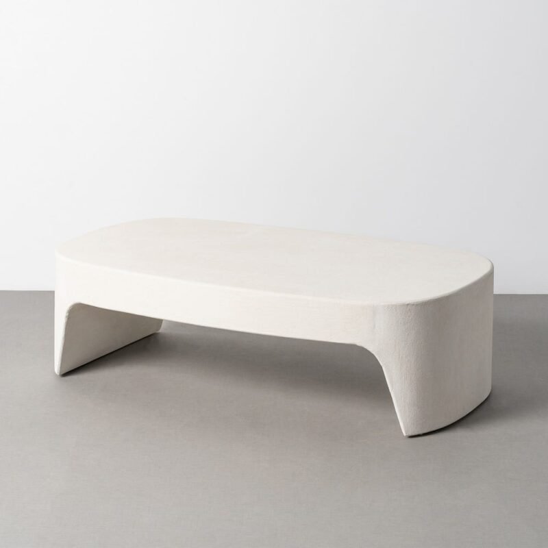 Table Basse Blanc Cassé Wilma Ixia 120cm