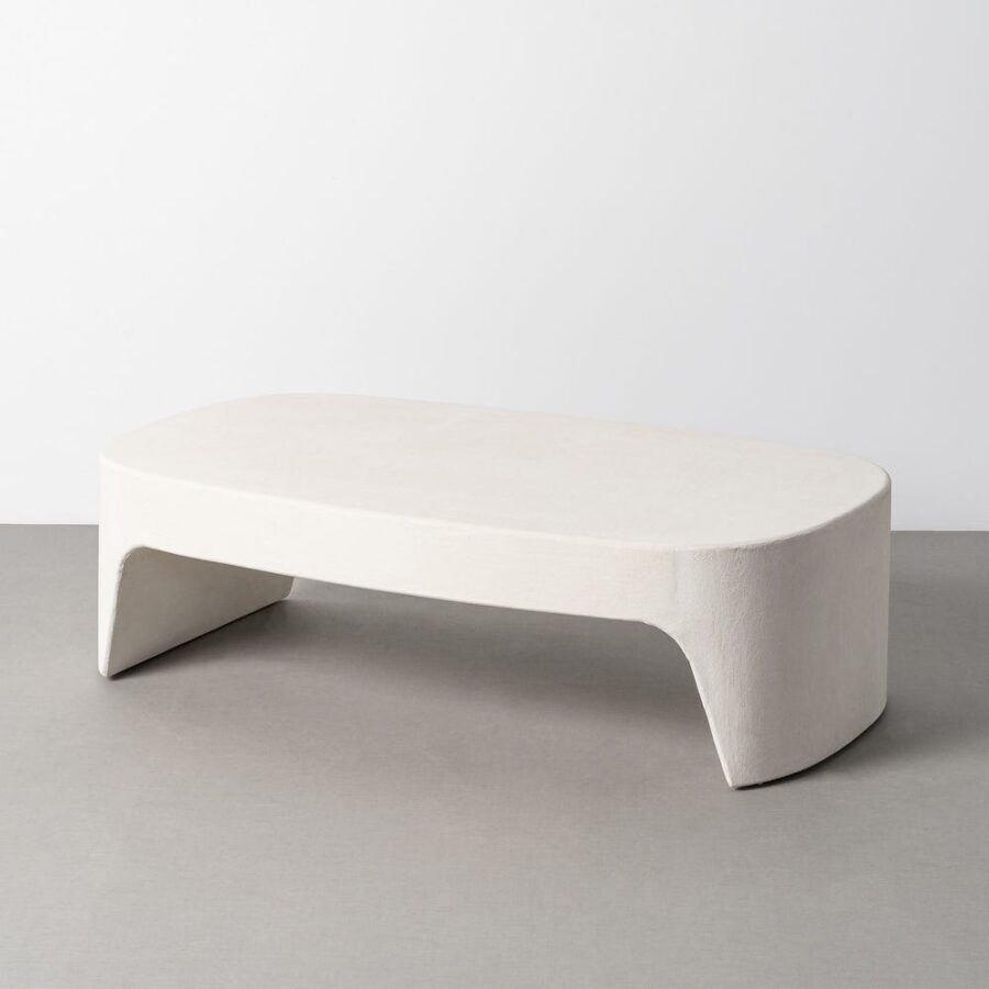 Table Basse Blanc Cassé Wilma Ixia 120cm