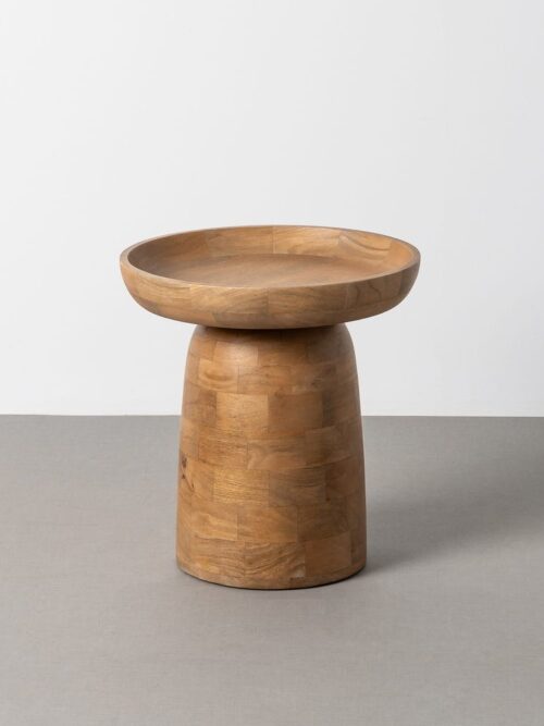 Table d'Appoint Manguier Brutaliste Ixia 44cm
