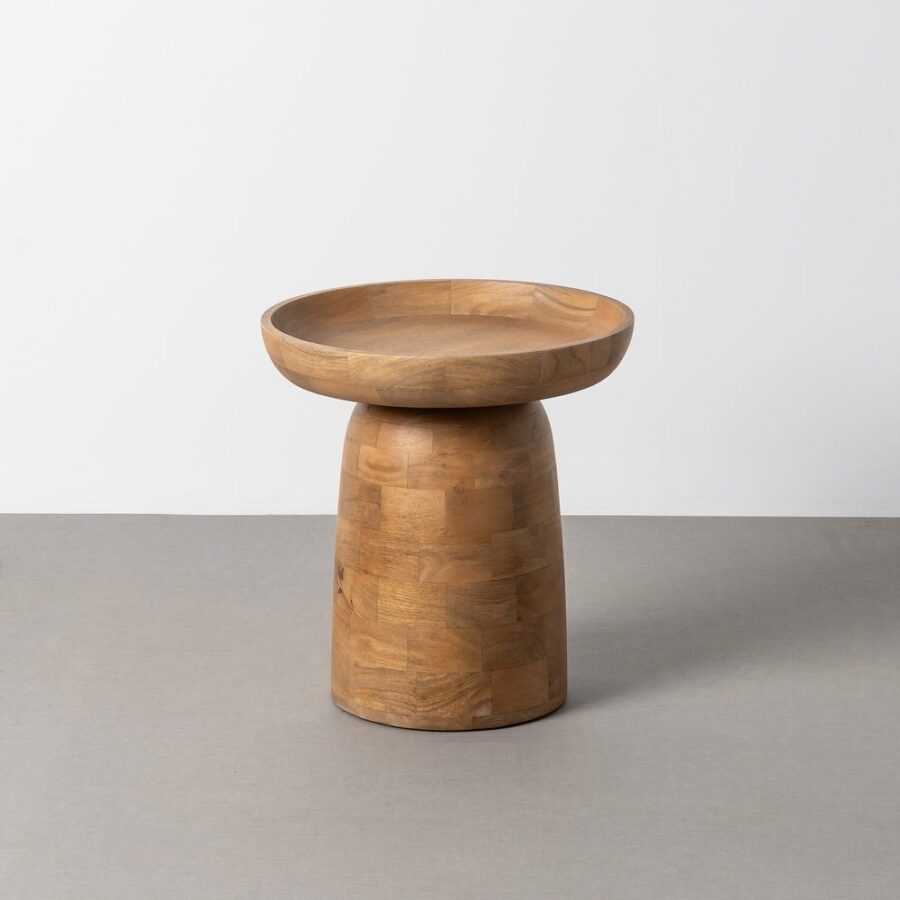 Petit Table Naturel Manguier Ixia 44 cm
