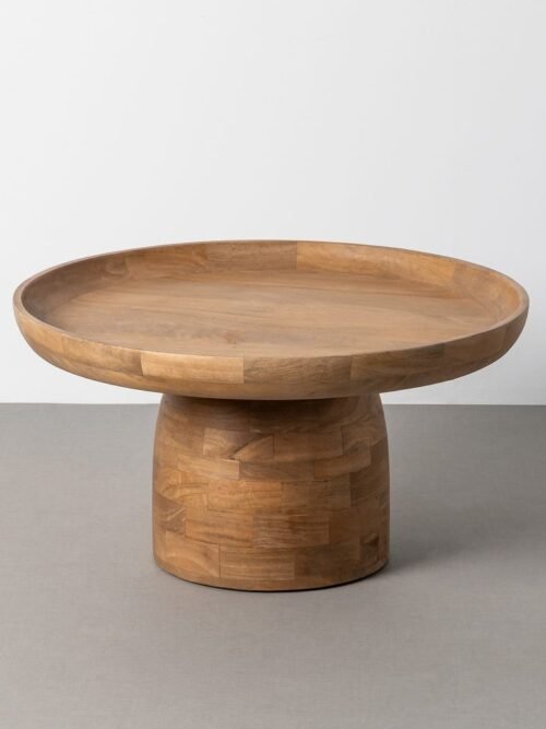 Table Basse Manguier Brutaliste Ixia 75cm