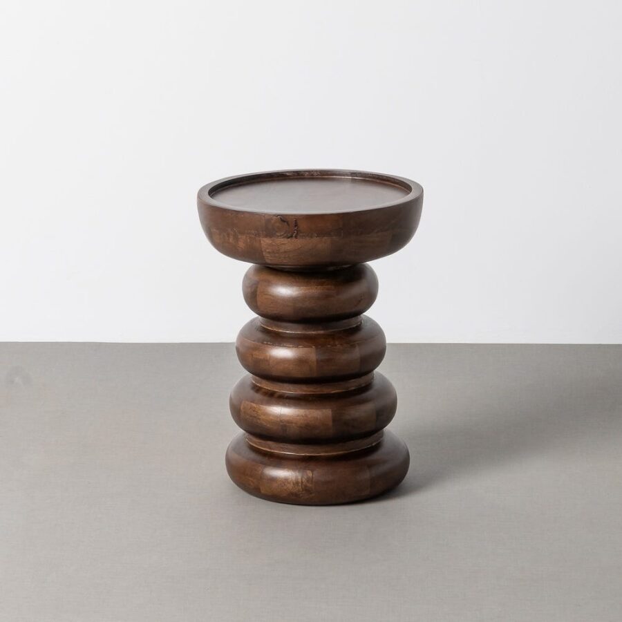 Petit Table Marron Manguier Ixia 35 cm