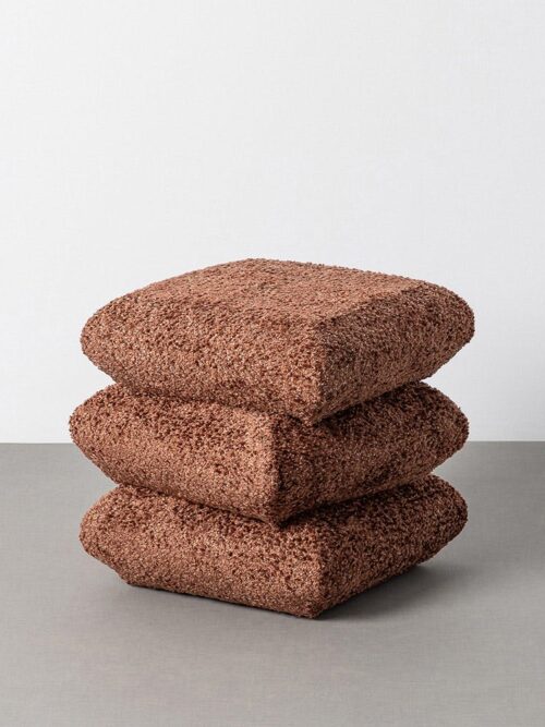 Pouf Tuile Tissu Ixia 42 cm