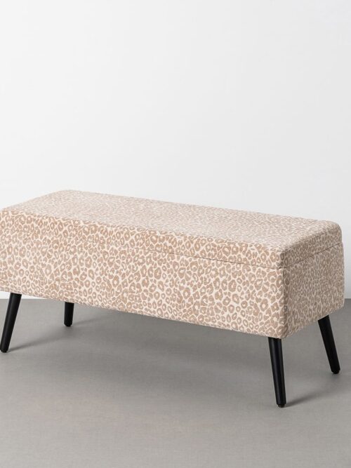 Banc Malle Crème-Beige Tissu Ixia