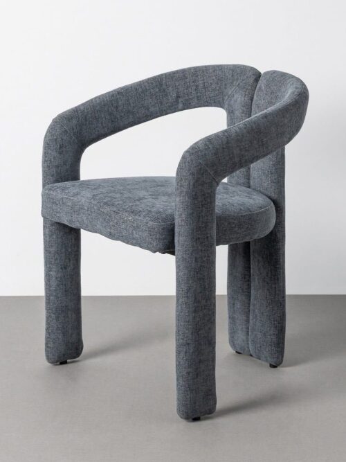 Fauteuil Bleu Étoffe Ixia